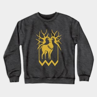 Golden Deer Emblem Crewneck Sweatshirt